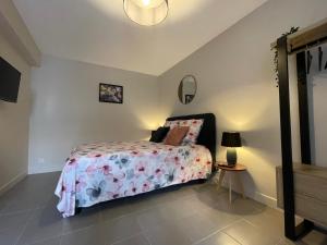 Posteľ alebo postele v izbe v ubytovaní Maison n°4 aux portes du Zoo de Beauval