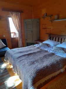 Postel nebo postele na pokoji v ubytování Na Penkah