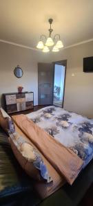 ペトロシャニにあるComfort Home Apartment 1の大きなベッドルーム1室(大型ベッド1台付)