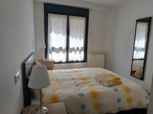 Łóżko lub łóżka w pokoju w obiekcie A Bruxo Fonte 8 pzs 2 baños Full Reg VUT38509