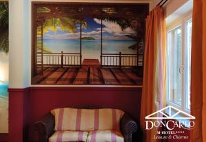 Istumisnurk majutusasutuses Hotel Don Carlo