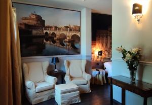 Istumisnurk majutusasutuses Hotel Don Carlo