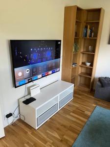 TV a/nebo společenská místnost v ubytování Gästhus i Borås (Guest House)