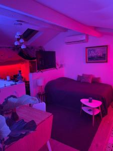 Posteľ alebo postele v izbe v ubytovaní Beau appartement calme à partager