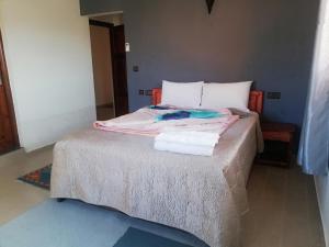 Riad Ouinz客房内的一张或多张床位