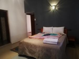 Riad Ouinz客房内的一张或多张床位