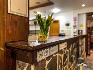 Kuchyň nebo kuchyňský kout v ubytování Hotel Liptov Holiday ***