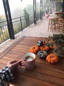 Balkon lub taras w obiekcie Illaberek Vendégház