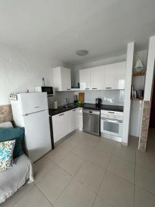Kuchyň nebo kuchyňský kout v ubytování Sun Beach 89