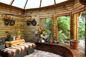 Zahrada ubytování Valle el Abra Ralún Lodge