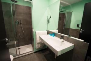 Koupelna v ubytování Capital Suite