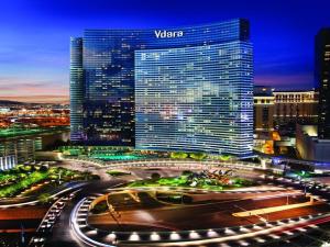 Nespecifikovaný výhled na destinaci Las Vegas nebo výhled na město při pohledu z hotelu