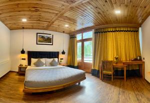 The Dunes Boutique Hotel客房内的一张或多张床位