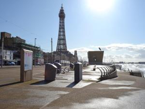 a view of the eiffel tower and the ocean at Clifton House B - Uk42844 in Lytham St Annes