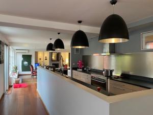 Кухня или мини-кухня в Le Patio Père Pigne Guestroom
