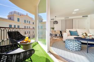 Posezení v ubytování iloftmalaga Plaza de las Flores Premium