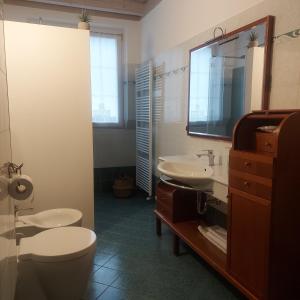 Koupelna v ubytování Relais diVINO