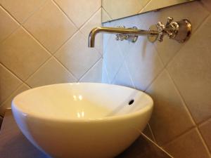Koupelna v ubytování Hotel Il Caminetto