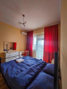 Voodi või voodid majutusasutuse Prishtina Center Hostel toas