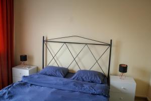 Voodi või voodid majutusasutuse Prishtina Center Hostel toas