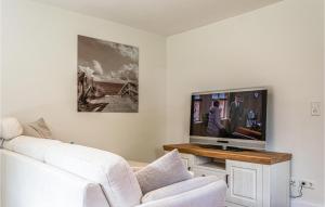 Televízia a/alebo spoločenská miestnosť v ubytovaní Stunning Home In Brokdorf With Wifi