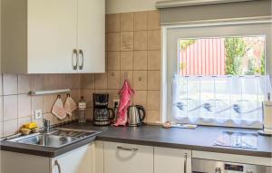 Η κουζίνα ή μικρή κουζίνα στο Stunning Home In Brokdorf With Wifi