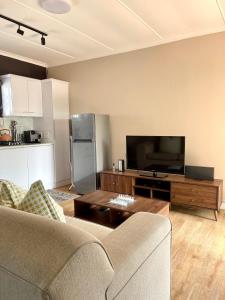 Kuchyň nebo kuchyňský kout v ubytování Lochry Guest Suite