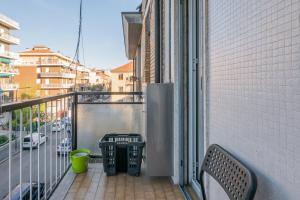 A balcony or terrace at [Cozy apartment] Treviso 31