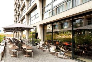 O edifício em que o hotel se localiza