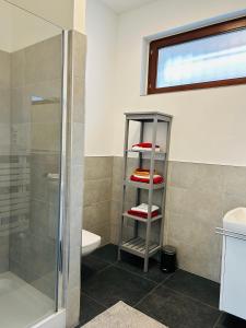 Koupelna v ubytování City Apartment in Zwickau WIFI NETFLIX ZENTRUM