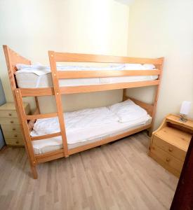 Postel nebo postele na pokoji v ubytování Ferienpark M01-002 Ferienpark
