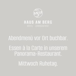 Fotografie z fotogalerie ubytování Hotel "Haus am Berg" v destinaci Rinchnach