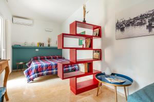 Postel nebo postele na pokoji v ubytování Giardino dei Lenti