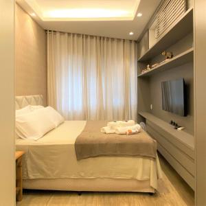Postel nebo postele na pokoji v ubytování M20 - Studio a 3 minutos da Praia de Copacabana
