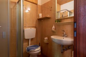 Koupelna v ubytování Appartements Pension Sonia