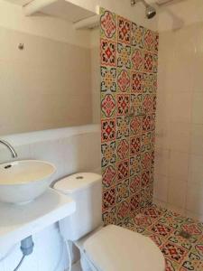 Koupelna v ubytování villa fatima