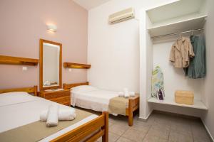 Кровать или кровати в номере Margaritas apartments