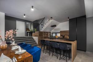 Kuchyň nebo kuchyňský kout v ubytování Villa Pine