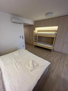 Postel nebo postele na pokoji v ubytování Palava eu 12