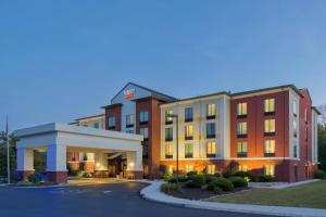 a rendering of the front of a hotel at Fairfield Inn & Suites by Marriott Bridgewater Branchburg/Somerville in Branchburg Park