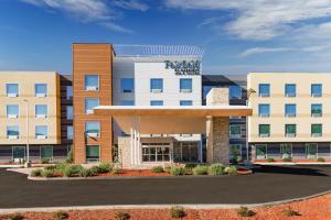 a rendering of the front of a building at Fairfield Inn & Suites by Marriott Oakhurst Yosemite in Oakhurst
