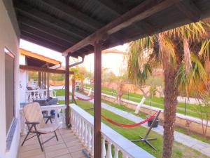 A garden outside Asprovalta Family Villas