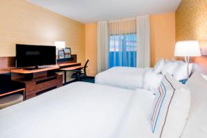 En eller flere senger på et rom på Fairfield Inn & Suites by Marriott Moses Lake + 17 bilder