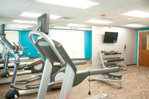 a gym with treadmills and elliptical machines at Fairfield Inn & Suites by Marriott Chesapeake Suffolk in Chesapeake