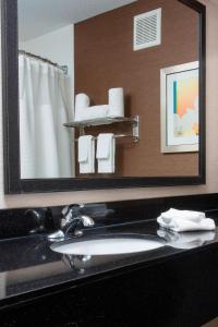 Ένα μπάνιο στο Fairfield Inn & Suites by Marriott Terre Haute