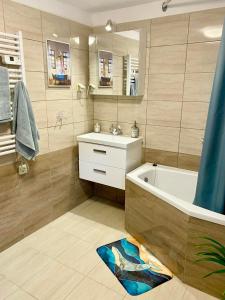 Kúpeľňa v ubytovaní Apartmán Eden