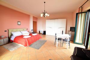 Posteľ alebo postele v izbe v ubytovaní B&B Dimora dell' Etna