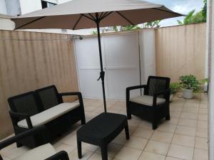 Patio alebo iná vonkajšia časť ubytovania O PISIÑO