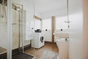 Koupelna v ubytování Ferienwohnung Weidenblick + 37 fotografií