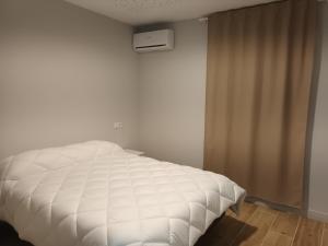 Postel nebo postele na pokoji v ubytování Hostal Cerro del Castillo jumilla